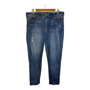Democracy‎ Jeans Women's Size 16 Absolution Skinny Office Distressed Blue